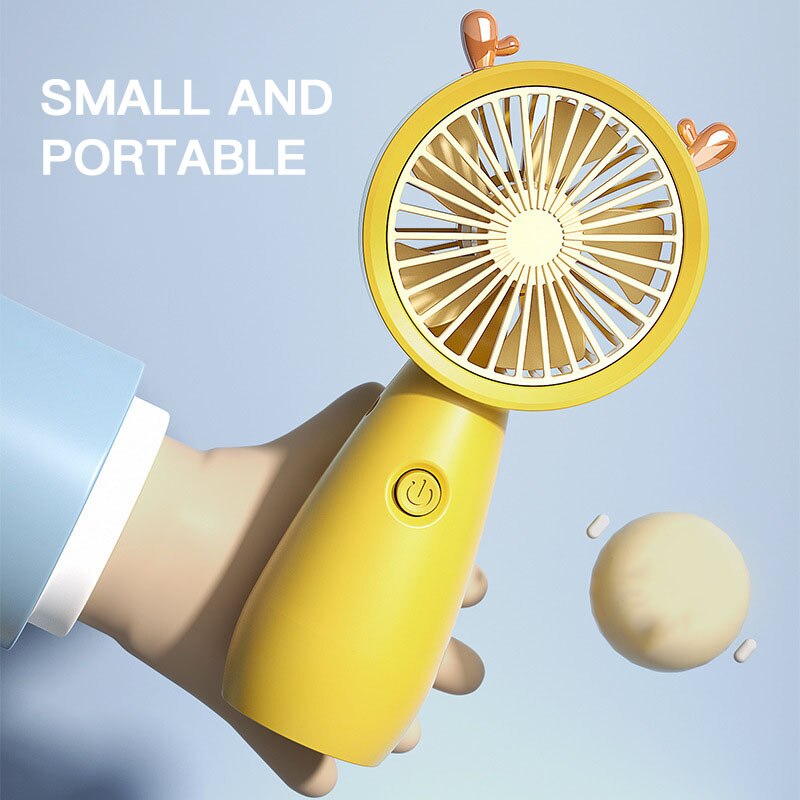 Ventilateur USB portable - Mini ventilateur de bureau efficace et rafraîchissant