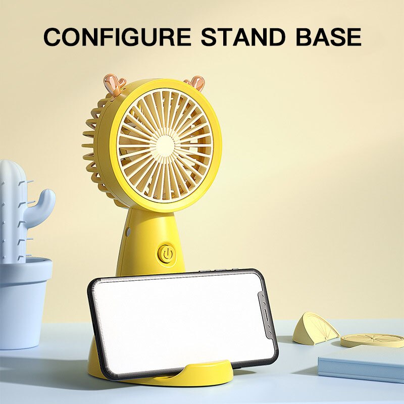 Ventilateur USB portable - Mini ventilateur de bureau efficace et rafraîchissant