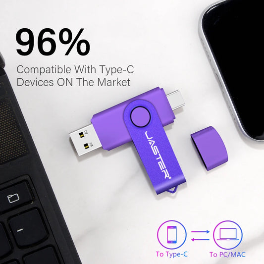 Clé USB PC/MacBook/Smartphone/Tablette USB-C