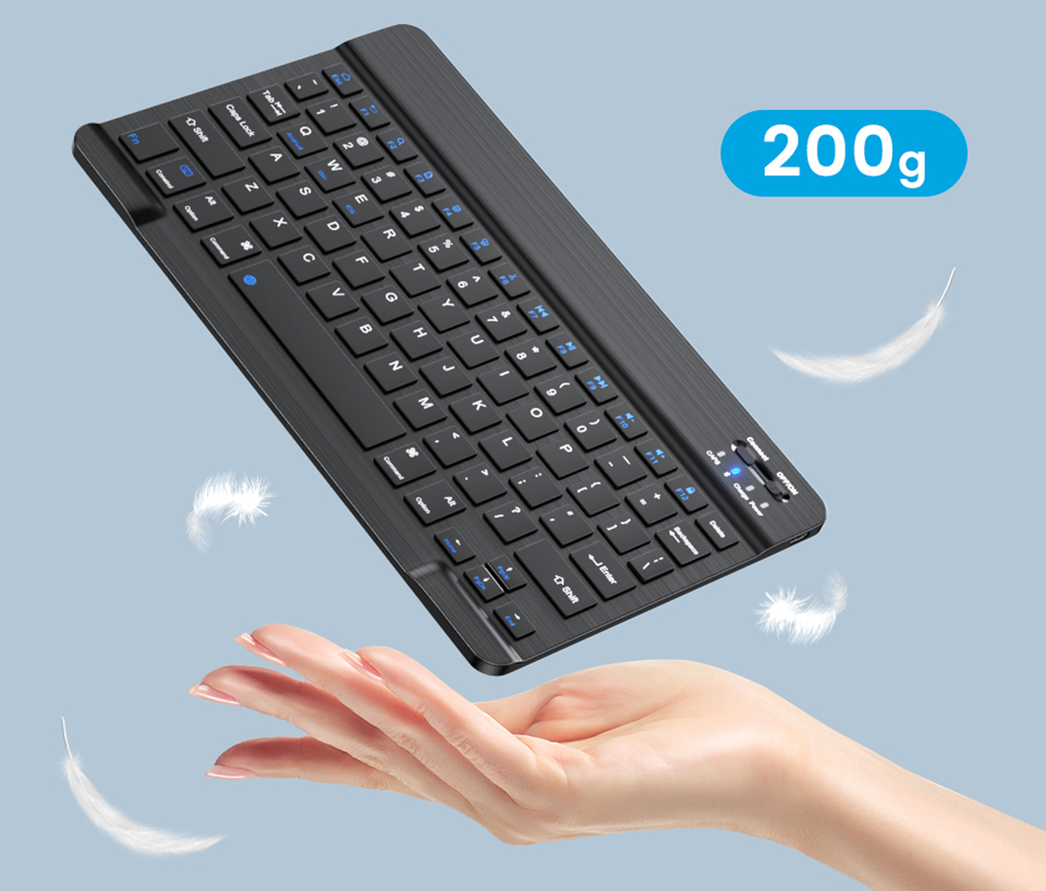 Clavier Azerty Bluetooth Windows-Apple-Android - Souris offerte