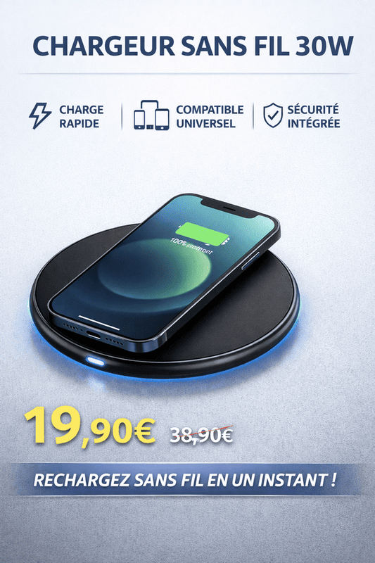 Station de charge sans fil smartphone