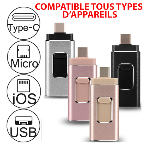 Clé USB universelle PC - Iphone - Smartphone Android