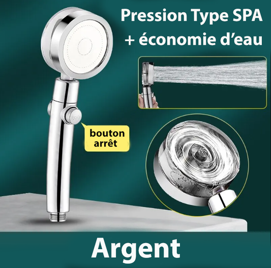 Pommeau de douche économiseur d'eau/Haute pression