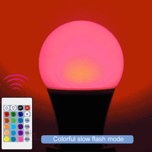 Ampoule intelligente E27 avec télécommande