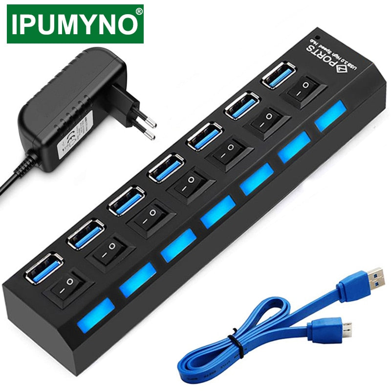 Hub USB 3.0 avec alimentation