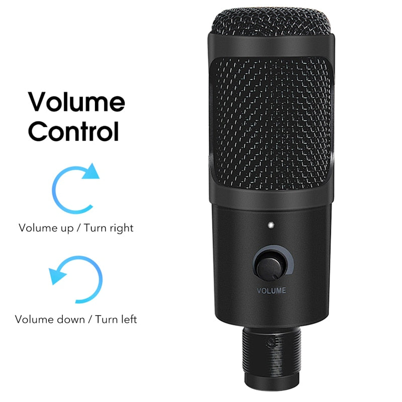 Microphone Professionnel USB pour PC/MAC/Linux