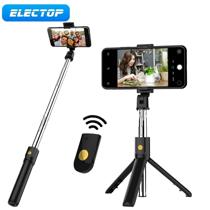 Perche à selfies extensible - Trépied - télécommande