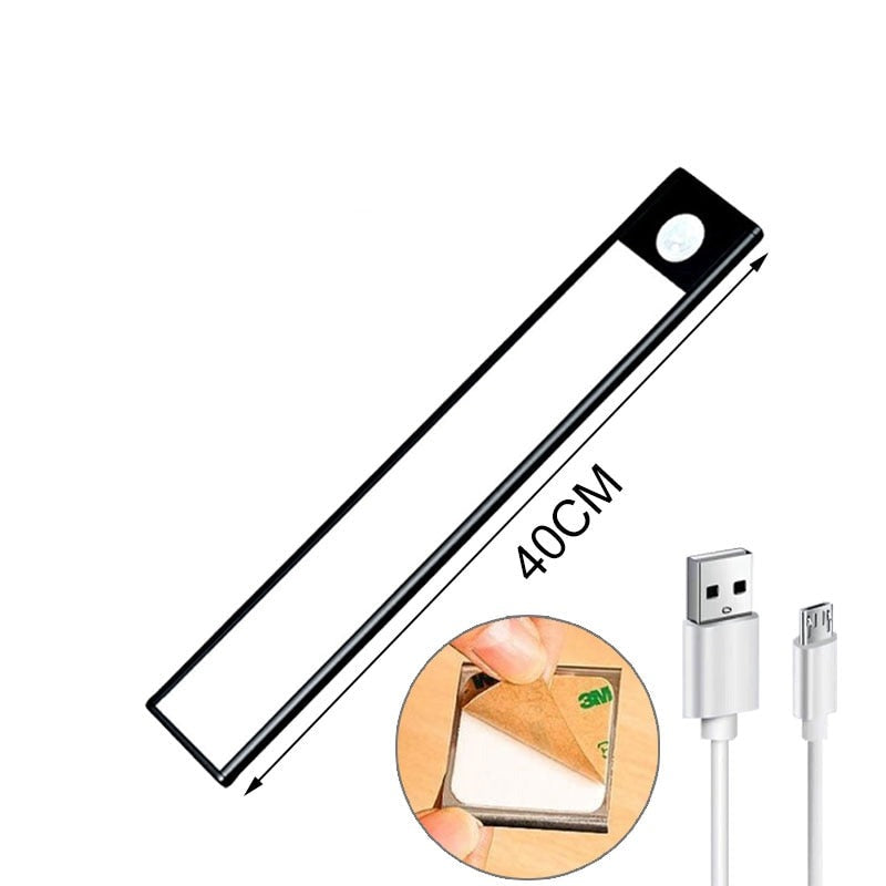 LED réglette ultra fine - sans fil - Détecteur de mouvement