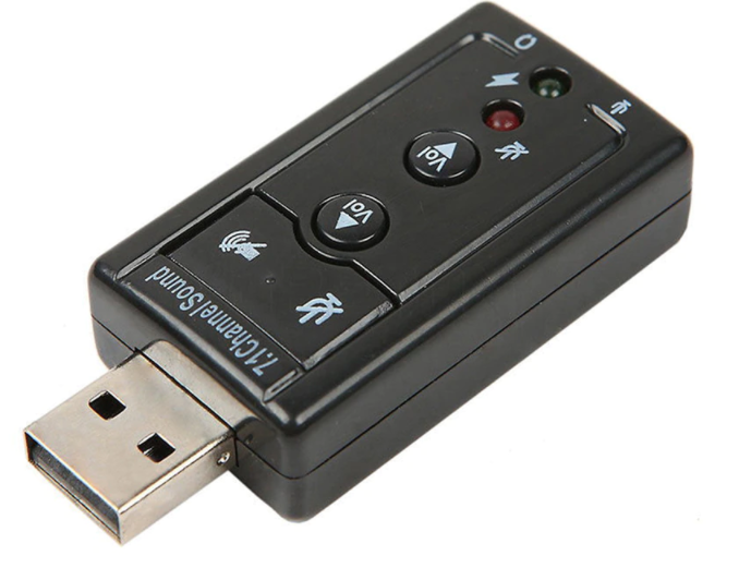 Carte Son externe avec Touches de contrôle du Volume pour PC et MacBook