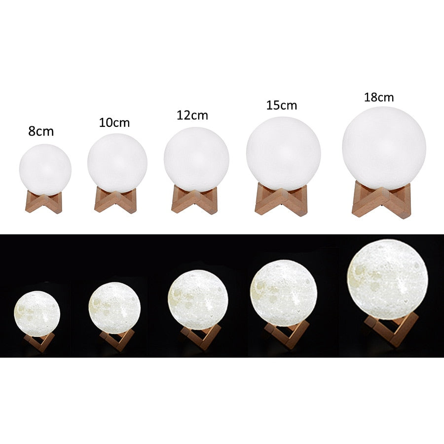 Lampe pleine Lune féérique