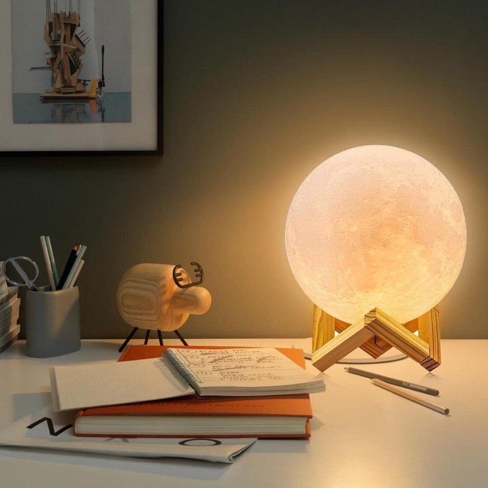Lampe pleine Lune féérique