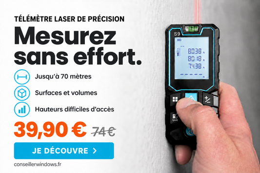 Télémètre laser de précision – 70 mètres