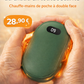 Chauffe-mains de poche à double face