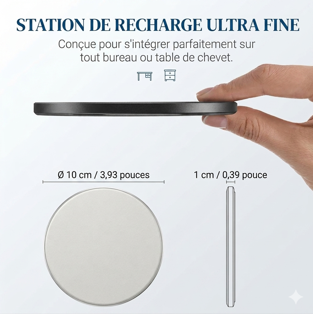 Station de charge sans fil smartphone