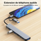 Station USB Complète 8 en 1
