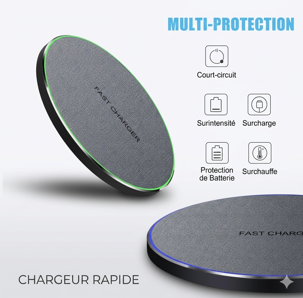 Station de charge sans fil smartphone