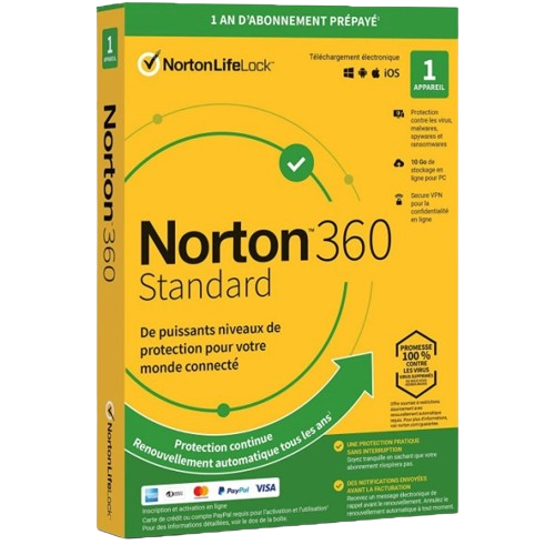 Licence Norton 360 pour PC, MAC, tablette Android