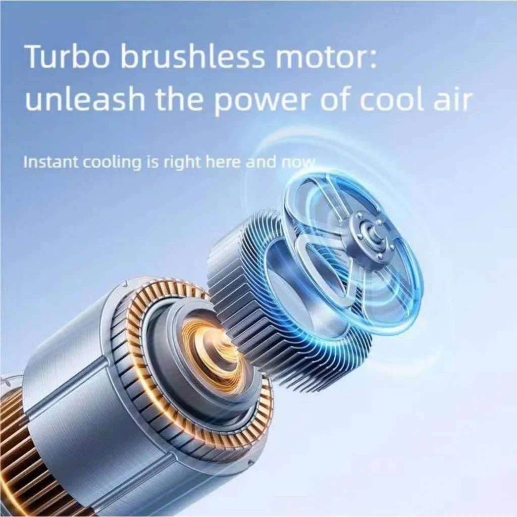 Ventilateur Portable Rechargeable Ultra Puissant – Idéal fraîcheur instantanée & Canicule