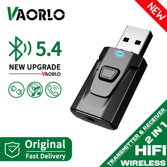 Adaptateur audio Bluetooth 5.4 USB  pour TV, PC, casque, chaîne Hi-Fi et voiture