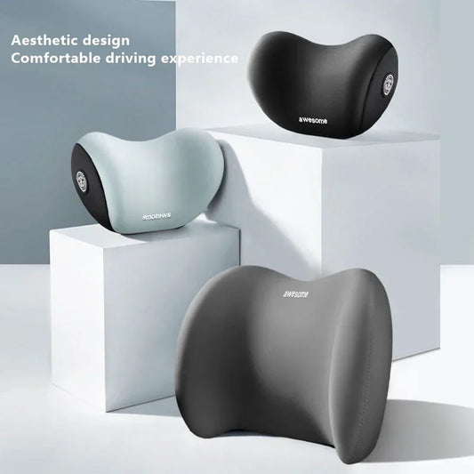 Coussin lombaire et appui-tête à mémoire de forme