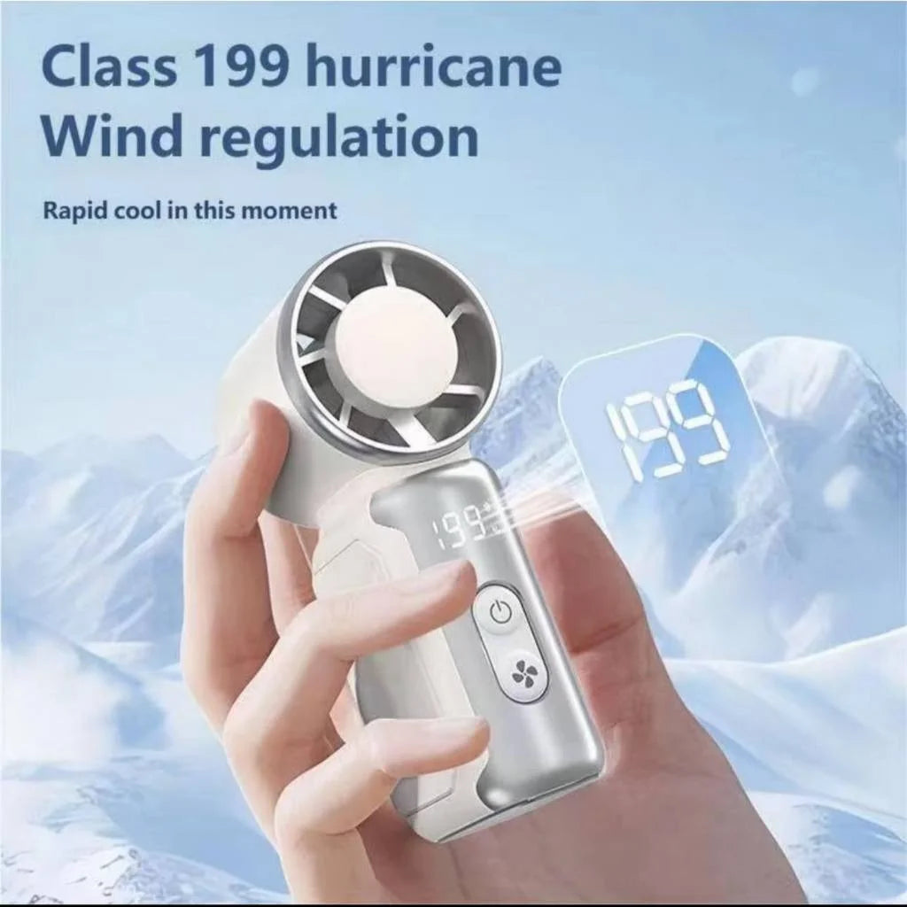 Ventilateur Portable Rechargeable Ultra Puissant – Idéal fraîcheur instantanée & Canicule