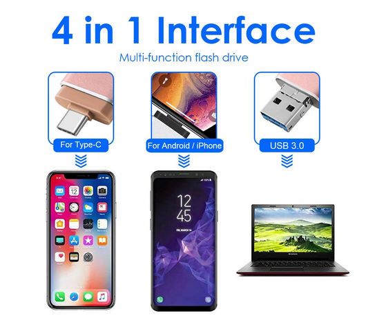 Clé USB universelle PC - Iphone - Smartphone Android