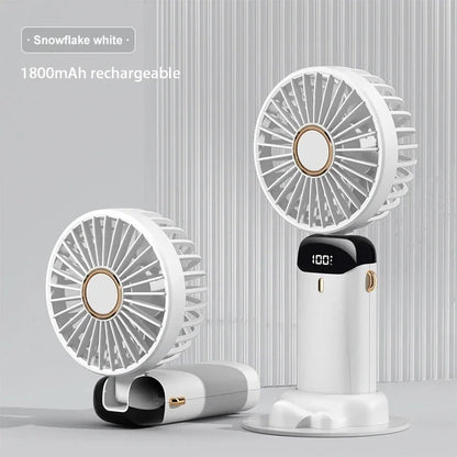 Ventilateur de Poche 5 Vitesses – Écran LED