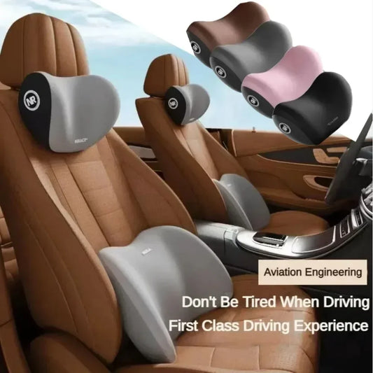 Coussin lombaire et appui-tête à mémoire de forme