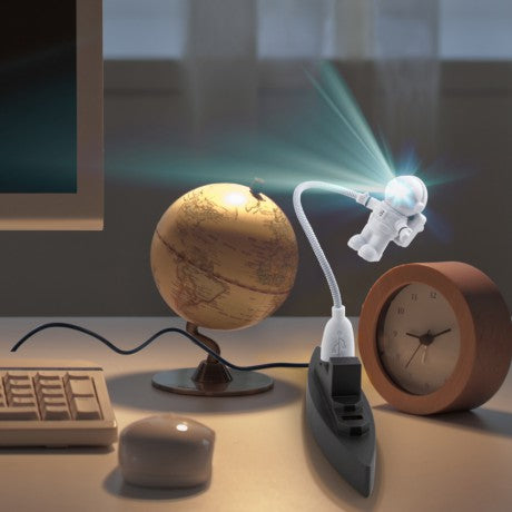 Mini Lampe USB pour ordinateur - Astronaute LED ajustable