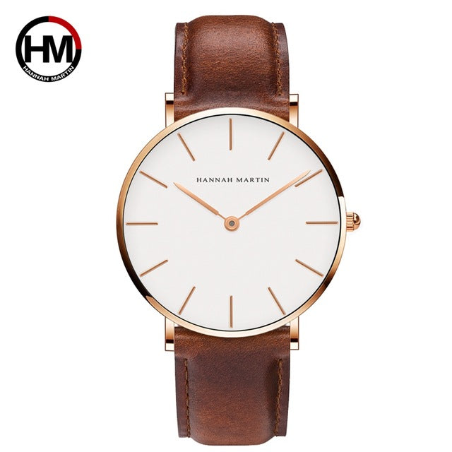 Montre la mode Cadran plat Quartz Conseiller Windows