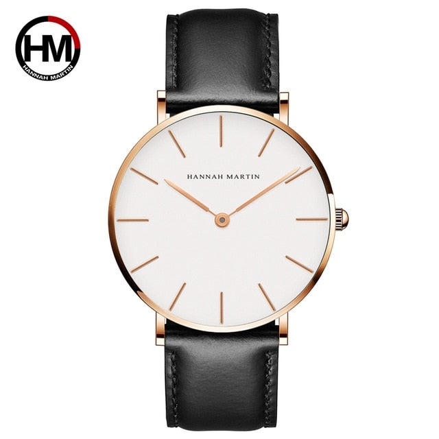 Montre la mode Cadran plat Quartz Conseiller Windows