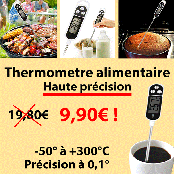 Thermomètre de cuisine digital